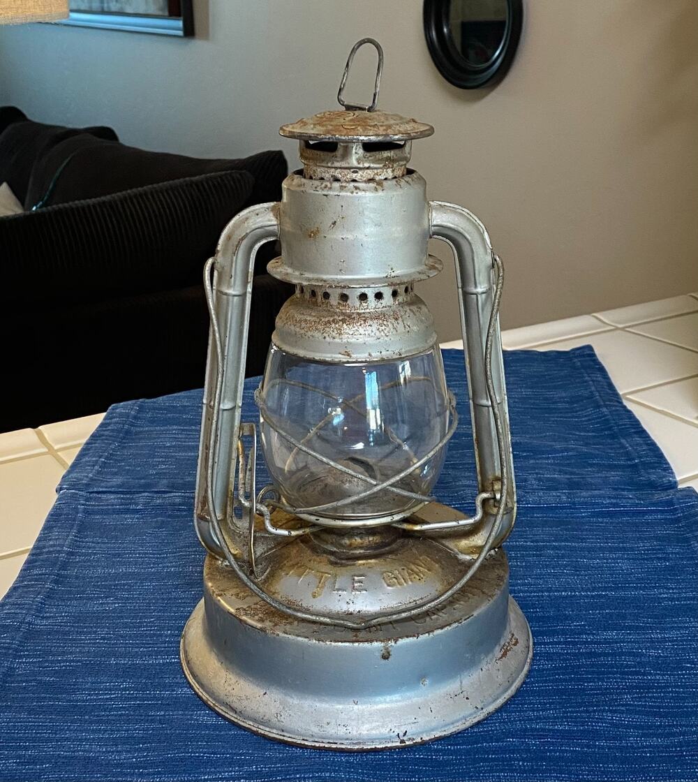 Vintage Dietz LA County California Little Giant Lantern Globe 87B